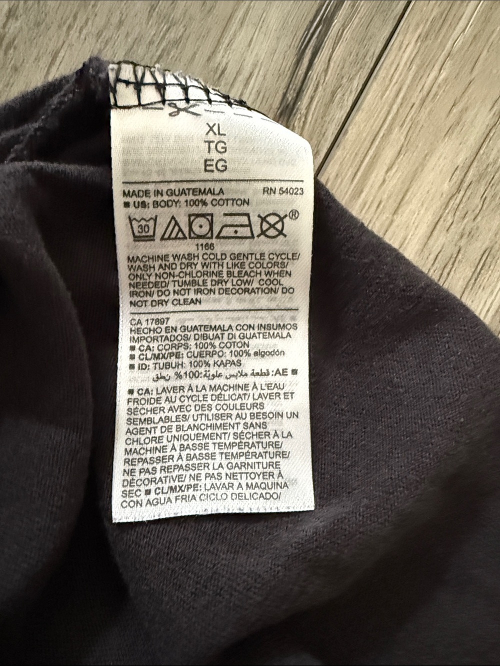 Old Navy Black Graphic Tee with Floral 'Love' Design - Picture 5 of 5